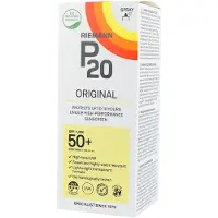 P20 Original SPF 50+ - Hoogwaardige zonnebrand spray - Zonbescherming tot 10 uur - Hoge UVA- en UVB-bescherming - Parfumvrij - Zeer waterbestendig - factor 50+ - 175 ml