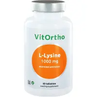 Vitortho L-Lysine 1000 mg - 60 tabletten