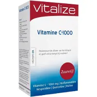 Vitalize Vitamine C-1000 mg Zuurvrij Tabletten 60TB
