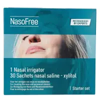 Nasofree Neusdouche + Nasaal Spoelzout Starter Set | 1 stuk + 30 zakjes
