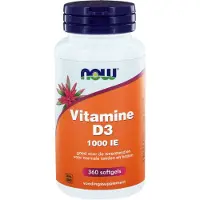 Now Vitamine D3 1000 IE Softgels 360st