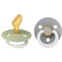 BIBS Fopspeen Anatomical Glow Sage/Cloud 6-18mnd 2st