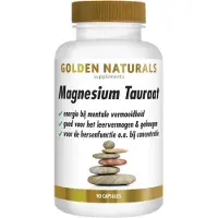 Golden naturals Magnesium tauraat (90 capsules)