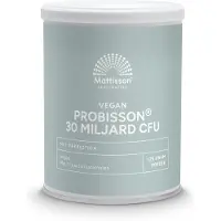 Mattisson - Pre en probisson 30 miljard CFU - Afkomstig uit Sunfiber (Guarboonvezel) - Voedingssupplement Darmflora - Vegan - 125 Gram