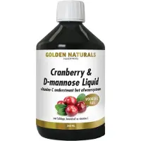 Golden naturals Cranberry & D-mannose liquid (500ml)