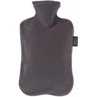Fashy Warmwaterzak Fleece Antraciet Grijs 2 Liter