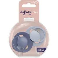 Difrax Lovi Dynamic Fopspeen 18+m Baby Blue/Blue 2 stuks