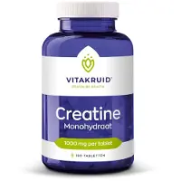 Vitakruid 2x Creatine monohydraat 1000mg (180 tabletten)