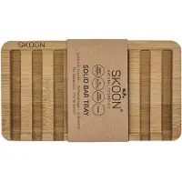 Skoon Solid bar tray - 2 bar - all bamboo
