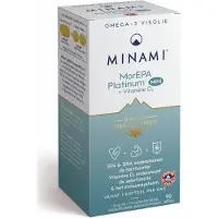 Minami MorEPA platinum mini + vitamine D3 (90 softgels)