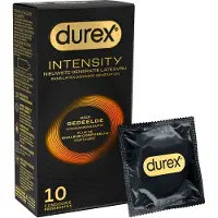 Durex Intensity Condooms | Nieuwste generatie ultradunne, latexvrije condooms voor mannen | Gedeelde lichaamswarmte* 10 St Condooms