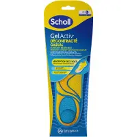 Scholl Gelactiv Inlegzolen Casual Large Maat 41-46.5 1 Paar