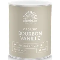 Mattisson healthstyle Organic Bourbon Vanille Poeder