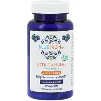 Blue Iron Ijzer & Vitamine C 60 vcaps