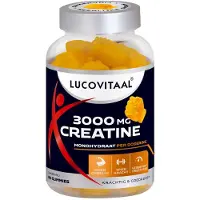 Lucovitaal 2+2 Gratis: Creatine 3000mg Gummies 60 Stuks
