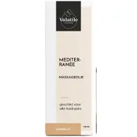 Volatile Massageolie mediterranee glas met pomp 100 ml