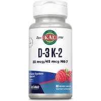 Kal Vitamine D3 1000 IE & K2 45mcg MK-7 ActivMelt 60 tabletten