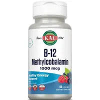 Kal Vitamine B-12 Methylcobalamin 1000MCG Tabletten