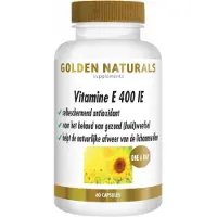 Golden naturals Vitamine E 400 IE (60 stuks)