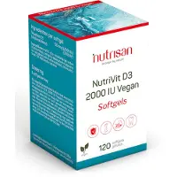 Nutrisan NutriVit D3 2000IU Vegan Softgels