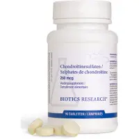 Biotics Research Chondroïtinesulfaten 250 mg 90 St Tabletten