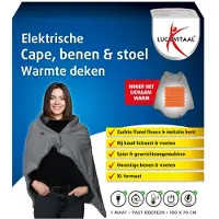 Lucovitaal Elektrische Cape, benen & stoel Wamte Deken