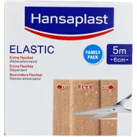 Hansaplast Pleisters Elastic - Family Pack 5 Meter Rol