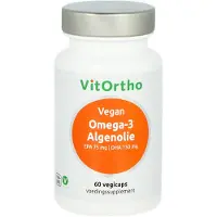 Vitortho Omega-3 Algenolie - EPA 75 mg | DHA 150 mg 60 vcaps