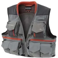 Simms Guide Fishing Vest Grijs M Man