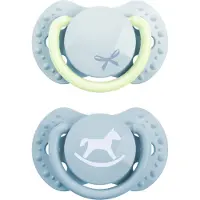 Difrax Dynamic Fopspeen Newborn Babyshower Blue 2 stuks
