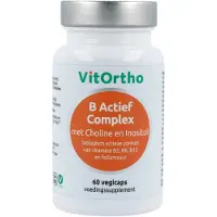 Vitortho B Actief complex formule met choline en inositol 60 vcaps
