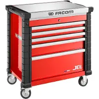 Facom jet gereedschapswagen 5 laden m4 carrosserie met gereedschapset jet.crt5m4a + cm.car3 - JET.CRTCAR2