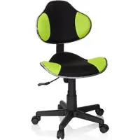 Hjh OFFICE KIDDY GTI-2 - Kinder bureaustoel Zwart / Groen