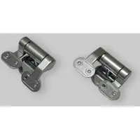 Gedy Set van twee scharnieren met remwerking voor toiletbril, model "M", chroom