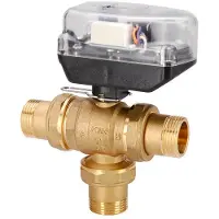Icma Gemotoriseerde 3-weg zoneklep met servomotor en relais, , 1" M - 230V