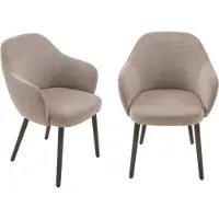 Signature Set van 2 bridgefauteuils in stof l51 cm ernest