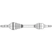 METELLI 17-0838 Aandrijfas