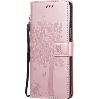Mobigear Tree Bookcase voor Sony Xperia L4 - Roségoud