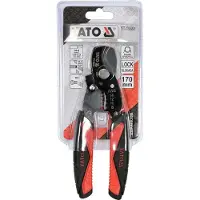 YATO Draadknipper en stripper - - 170 mm - Koolstofstaal - Ergonomische handgreep - Snijdt tot 10,5 mm