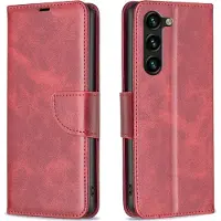 Mobigear Telefoonhoesje geschikt voor Samsung Galaxy S25 Plus Hoesje | Excellent Bookcase Portemonnee | Pasjeshouder voor 3 Pasjes | Telefoonhoesje voor Pinpas / OV Kaart / Rijbewijs - Rood