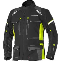 Büse Highland III Dames textieljas Zwart/Neongeel 40 Dames