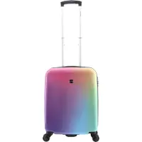 Saxoline Handbagage Harde Koffer / Trolley / Reiskoffer - 55x39x20cm - Rainbow - Print