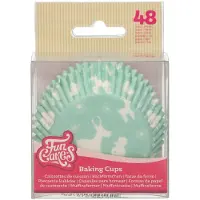 Funcakes Baking Cups - Winter Wonderland - 48 Stuks - Cupcake Vormpjes Papier
