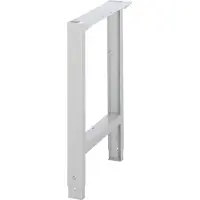 Nordwest /Tecwerk Werkbankvoet | BK 650 | verstelbaar | H750-1100xB70/120mm | lichtgrijs, RAL 7035 - 9000425540