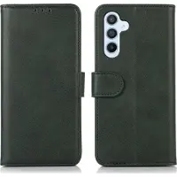 Mobigear Telefoonhoesje geschikt voor Samsung Galaxy A56 Hoesje | Wallet Bookcase Portemonnee | Pasjeshouder voor 3 Pasjes | Telefoonhoesje voor Pinpas / OV Kaart / Rijbewijs - Groen