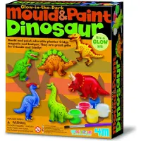 4M Creatieve workshop: Modelleren en beschilderen – Dinosaurs die in het donker oplichten
