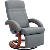 HOMCOM -Relaxsessel-Polyester-86L x 68B x 100H cm-Grau