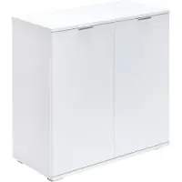 Casaria Kast Dressoir Alba Wit met 2 Deuren