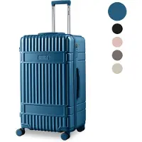 SKYCASES Trunk Reiskoffer – Classic Heritage – Extra Grote Koffer – 110L – TSA Slot – Lichtgewicht Trolley – 78x44x36 cm – Trunk Rolkoffer – Spinner Wielen – Donkerblauw