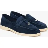 Estro Mocassins '935-2' donkerblauw